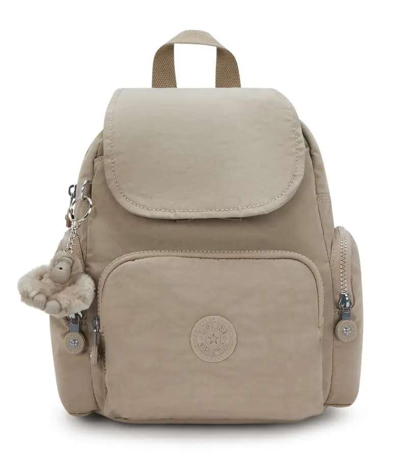 Zaino Kipling City Zip Mini Soft Taupe
