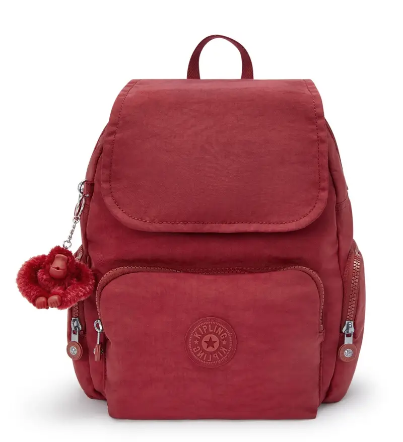 Zaino Kipling City Zip S Funky Red