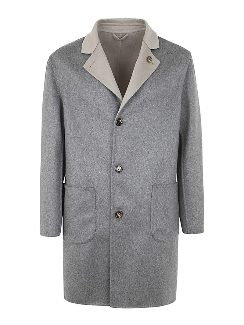 Cappotto reversibile Parana Grigio