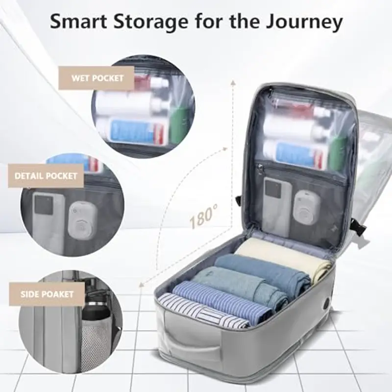 KIRFEIHT Zaino da viaggio Uomo Grigio 1919138 miniatura 3