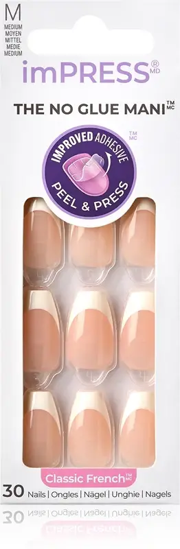 imPRESS The No Glue Mani Unghie finte Ideal 30 pezzi
