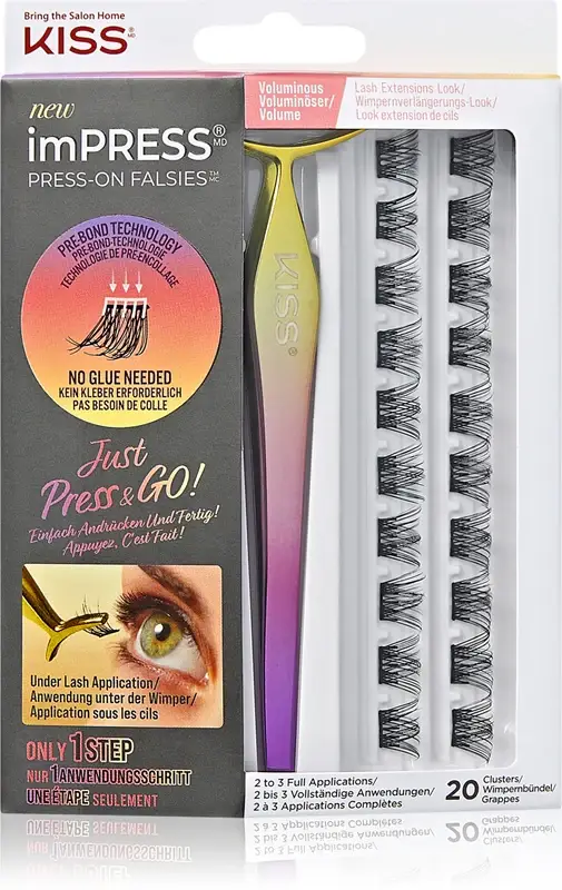 Kit ImPRESS Press on Falsies 02 ciglia