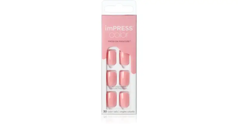 Unghie ImPRESS Color Pretty Pink 30 pezzi