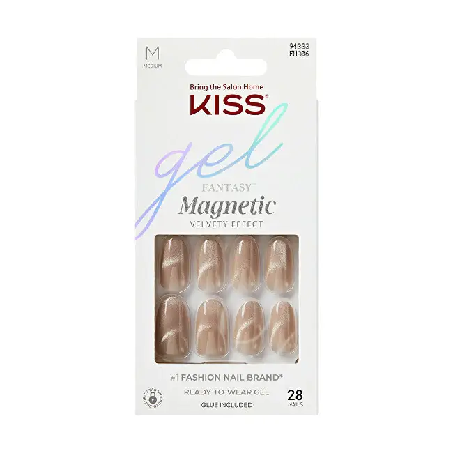 Unghie in gel Gel Fantasy Magnetic (Drama) 28 pezzi