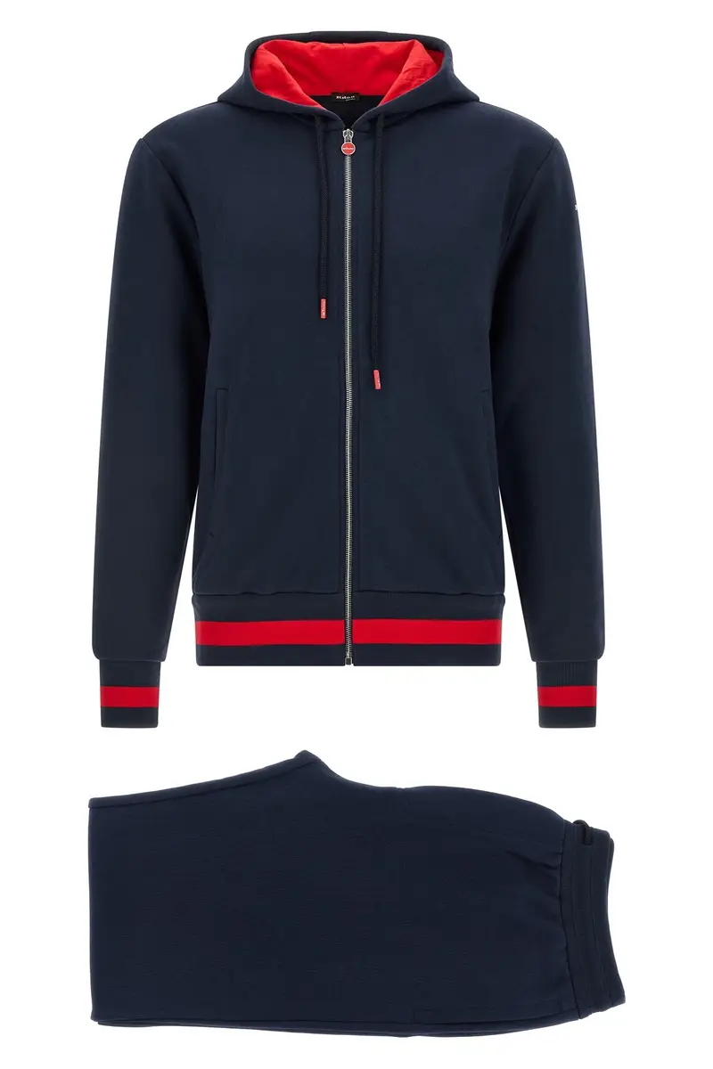 Completo Tuta Cotone Blu