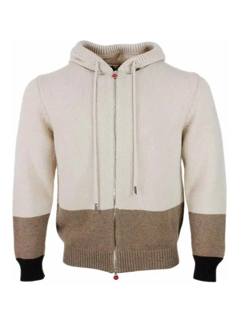 Girocollo lana Beige