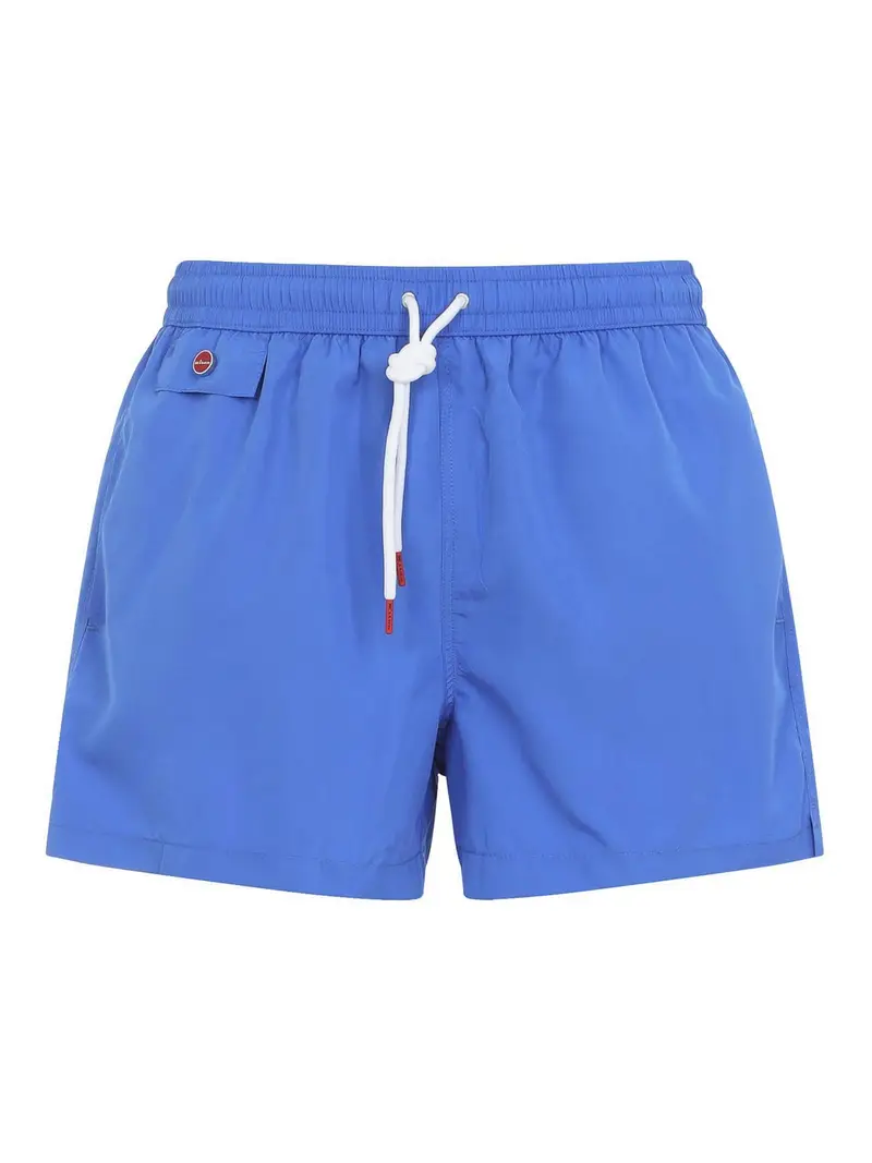 Pantaloncini da bagno in poliestere Blu