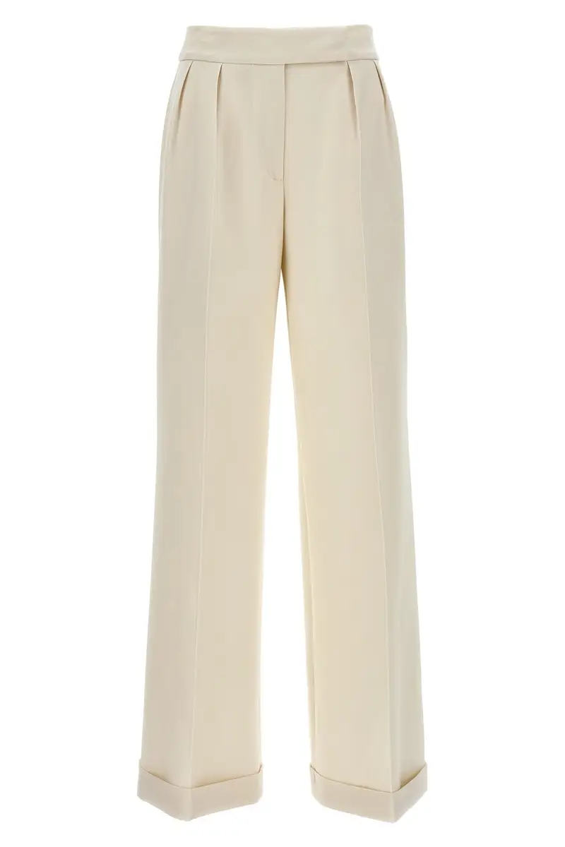 Pantalone Gamba Ampia Bianco
