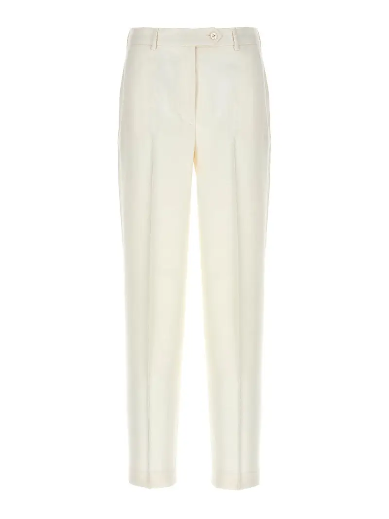 Pantaloni a sigaretta Bianco