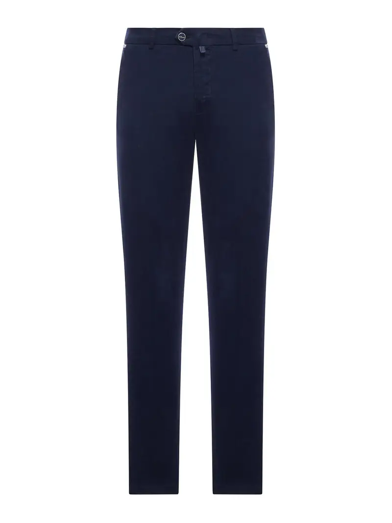 Pantaloni di cotone Blu