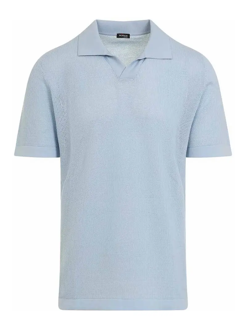 KITON Polo Blu 4202190