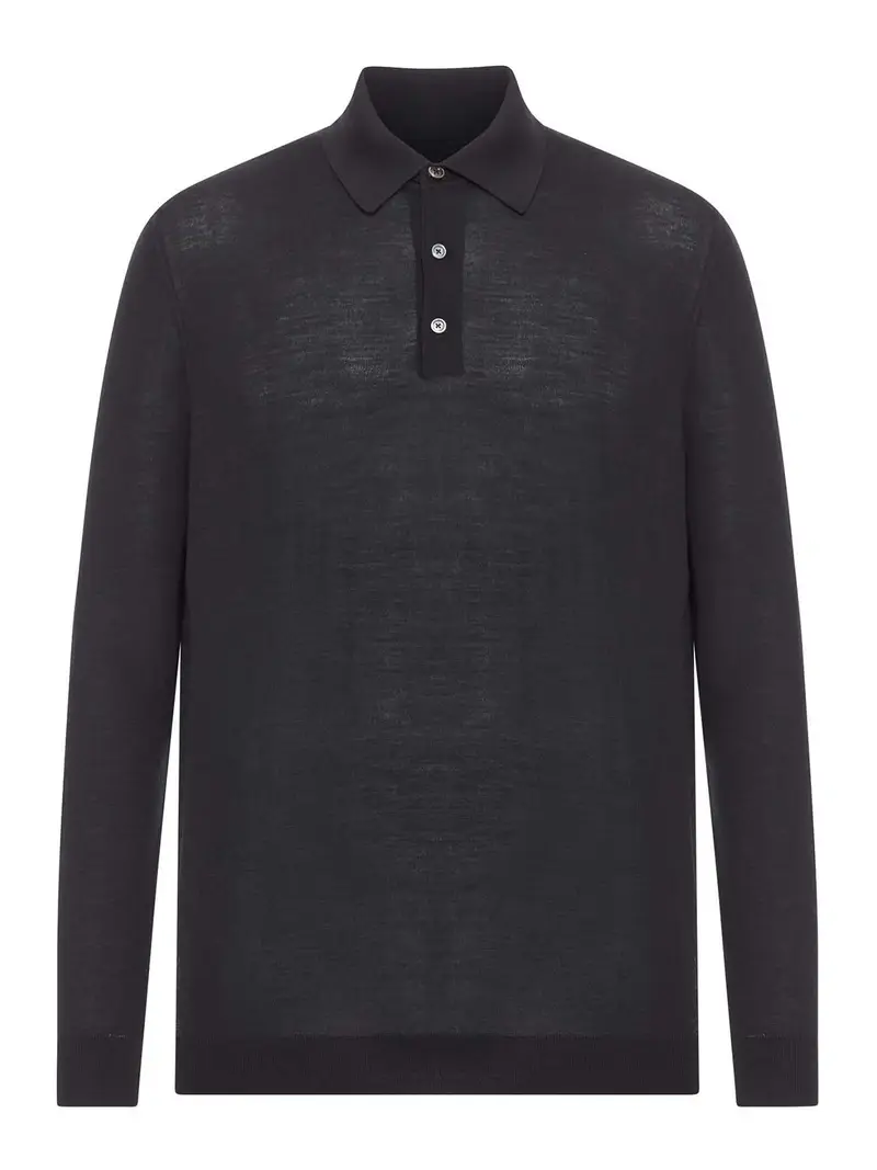 KITON Polo Nero 3445069