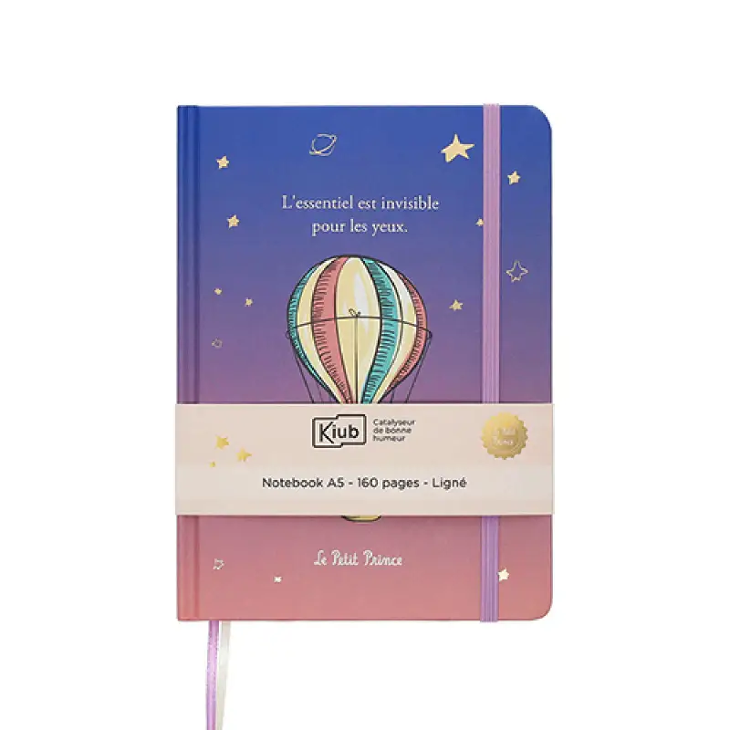 Blocco note a5 incollato retro cucito Kiub Le Petit Prince