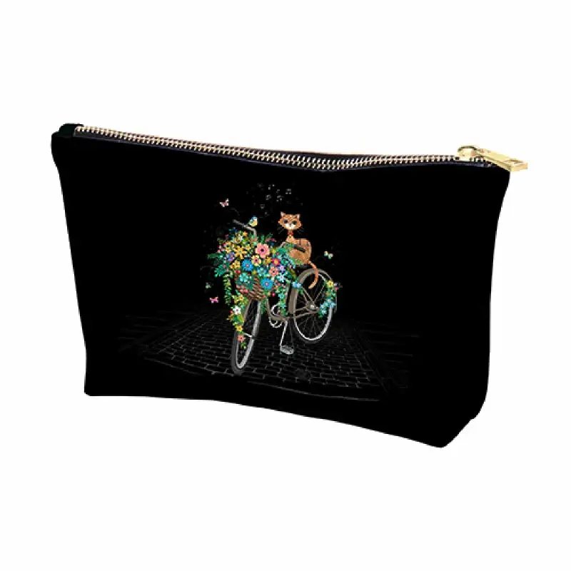 Borsa da toilette per gatti a trapezio velo Kiub Bug Art Jewels PM