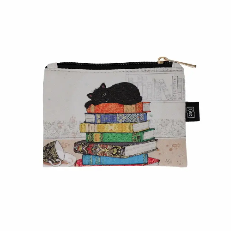 Borsa piatta pu gattino libri Kiub Bug Art