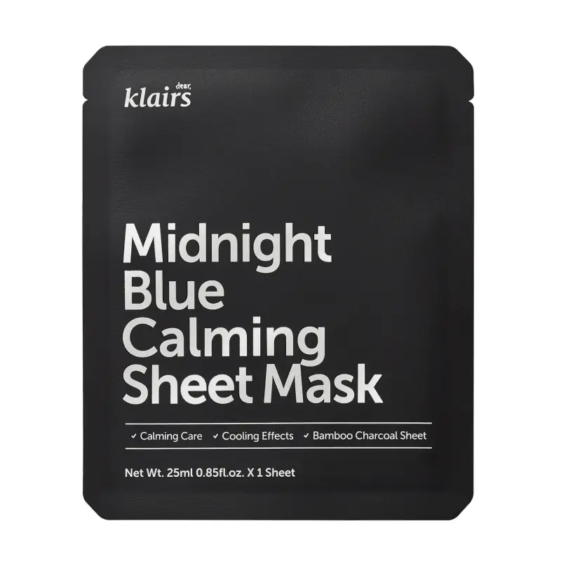Sheet Mask Midnight Blue Calming Sheet Mask - Maschera lenitiva viso