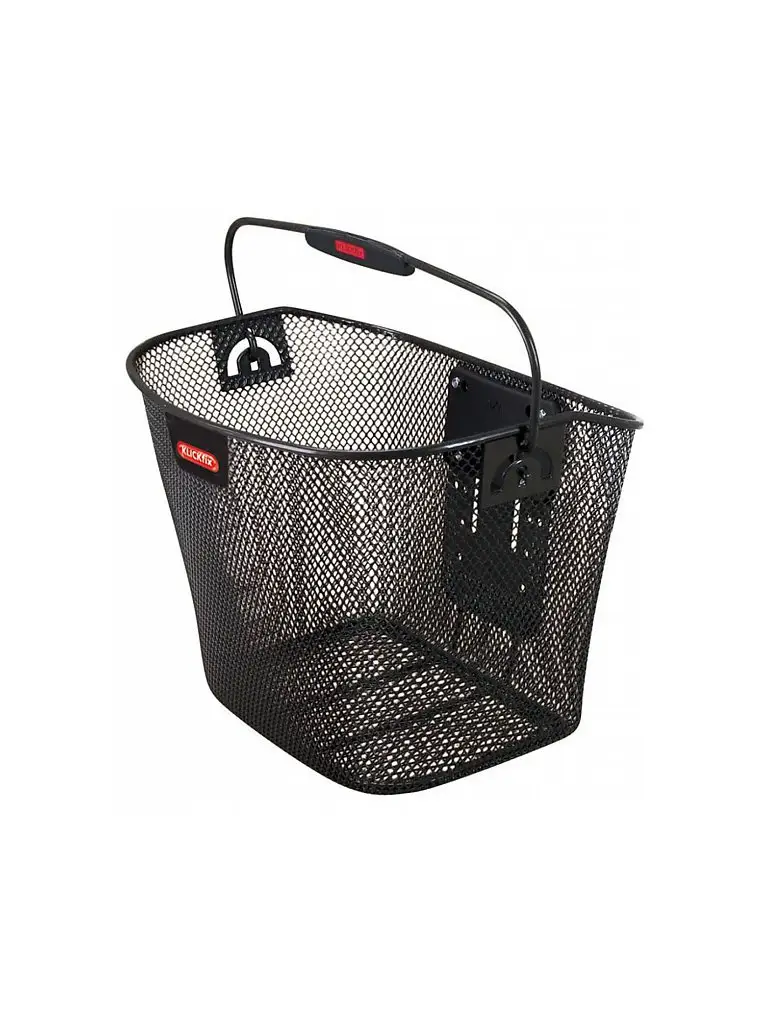 Cesto da manubrio per bicicletta nero