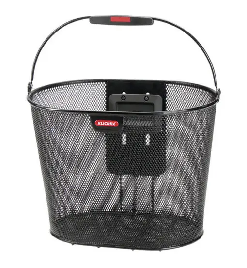 Oval Plus EF - cestino bici anteriore Black