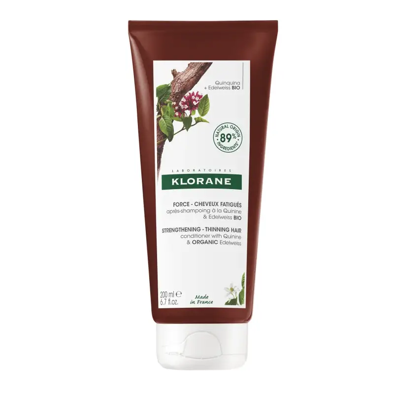 Chinina e Vitamine B Balsamo alla Chinina e Stella alpina BIO - Capelli fini