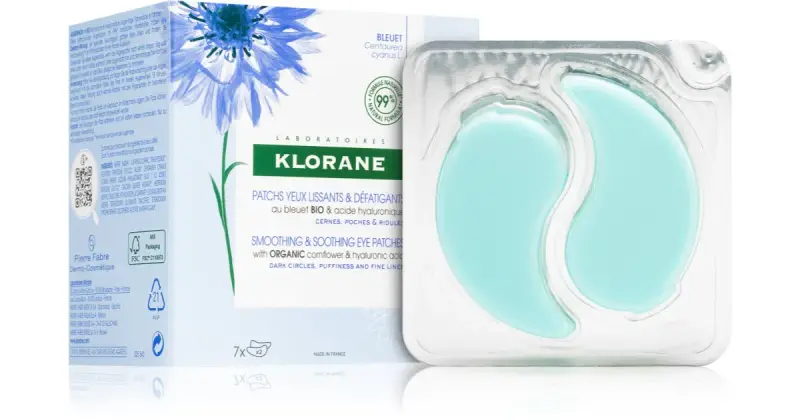 Cornflower Organic maschera illuminante per il contorno occhi 7x2 pezzi