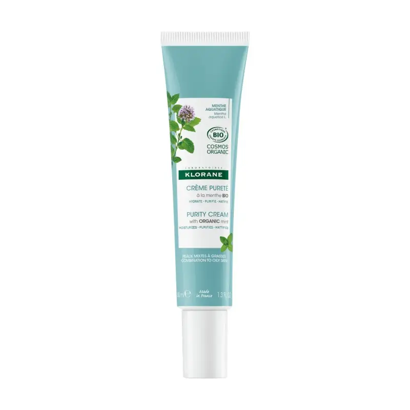 Menta Acquatica Viso Crema Purificante alla Menta BIO - Crema viso pelle grassa