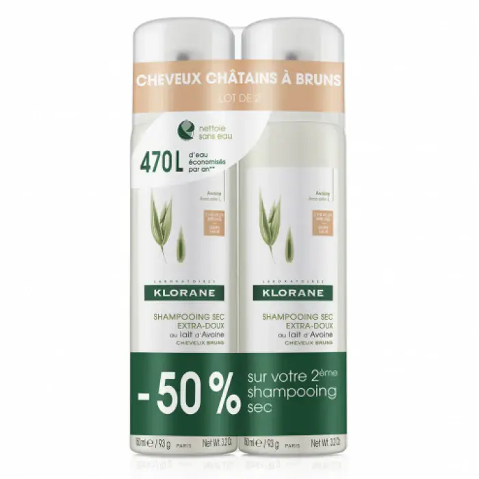 Oatmeal Shampoo Per Capelli castani 2x150ml