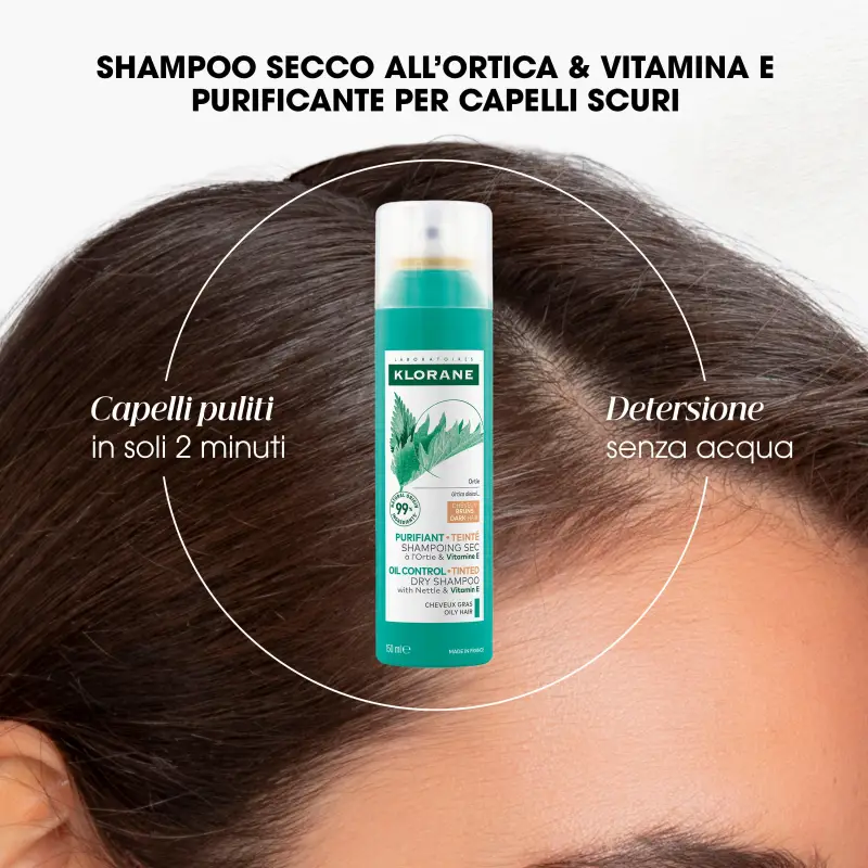 Ortica Shampoo Secco all'Ortica e Vitamina E - Shampoo secco miniatura 4