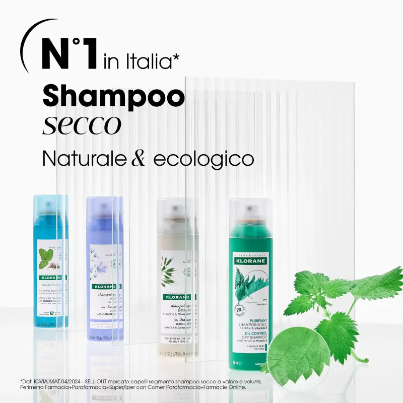 Ortica Shampoo Secco all'Ortica e Vitamina E - Shampoo secco miniatura 5
