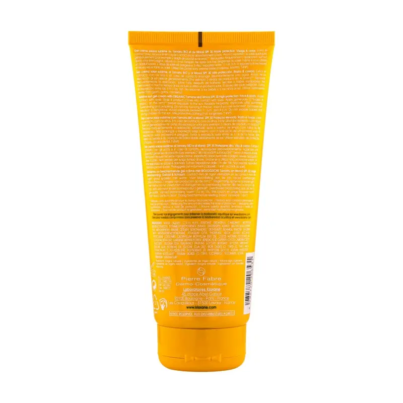 Polysianes Gel-Crema Solare Sublime SPF30 con Tamanu BIO e Monoï - Crema solare, Protezione solare viso, Solari alta protezione miniatura 2