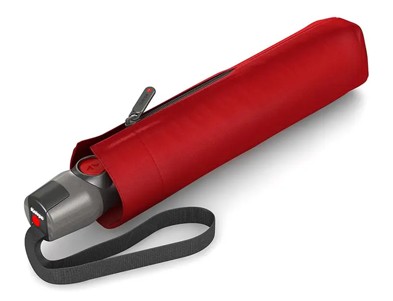 Ombrello pieghevole automatico Knirps T.200 Rosso