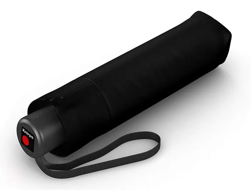 Ombrello pieghevole manuale Knirps A.050 Nero