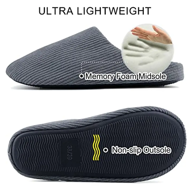 Knixmax Pantofole Uomo Grigio 2375298 miniatura 2