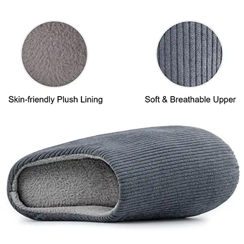 Knixmax Pantofole Uomo Grigio 3080648 miniatura 3