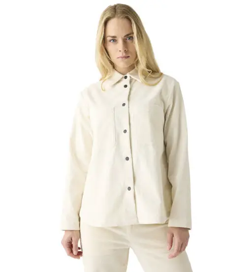 Corduroy Overshirt W - camicia a maniche lunghe - donna Light Beige