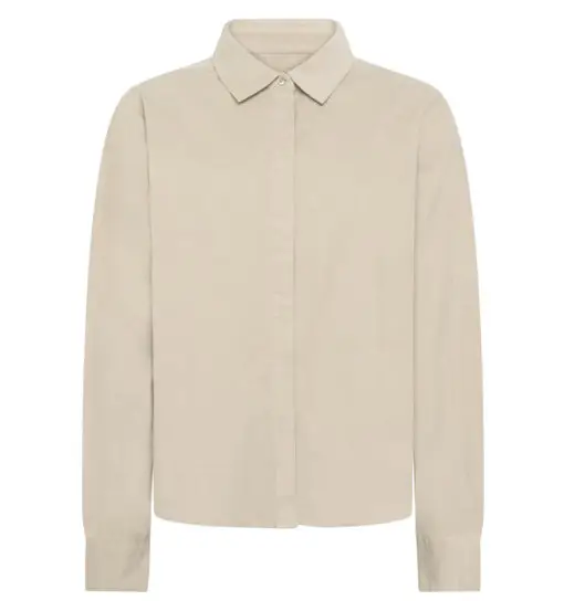 Corduroy W - camicia a maniche lunghe - donna Beige