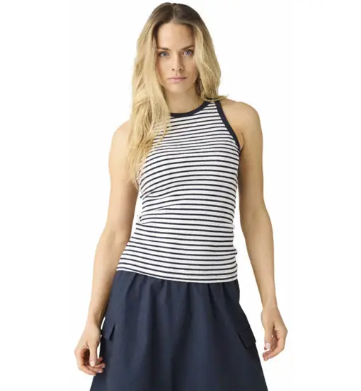 Racer Rib W - top - donna Blue