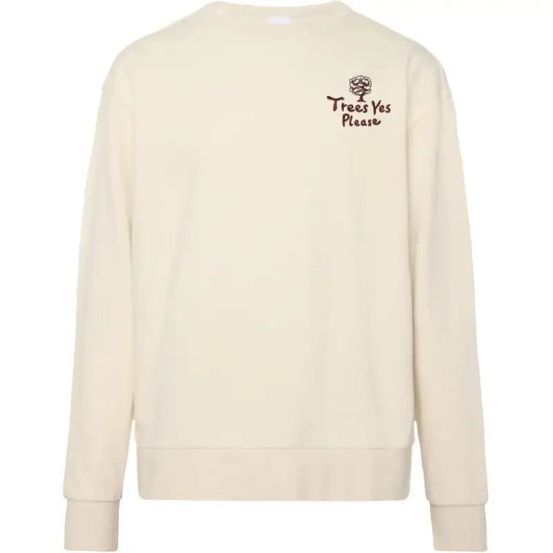 Felpa aderente KnowledgeCotton Apparel camp print