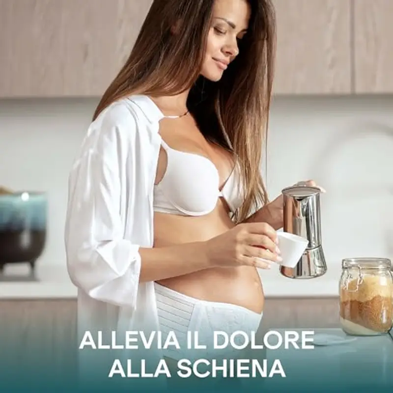 Koala Babycare – Fascia gravidanza sostegno pancia e schiena – Pancera gravidanza per alleviare il dolore e sentirti più leggera - Tigrata miniatura 2