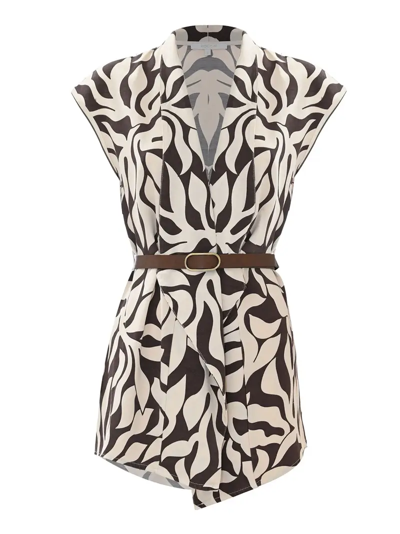 blusa kocca elionor da donna - marrone