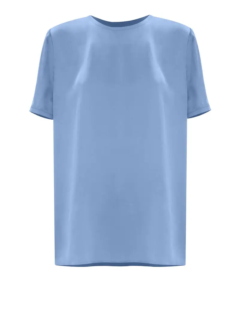 blusa kocca noelie da donna - celeste