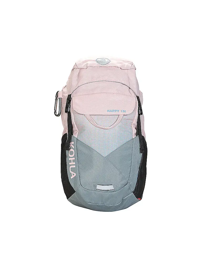 Zaino da trekking per bambini Happy 15L rosa