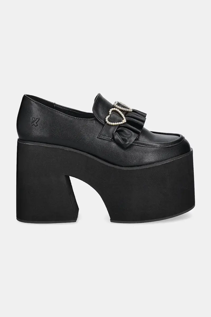 decolletè Dark Delights Chunky Heart colore nero GW02 miniatura 2