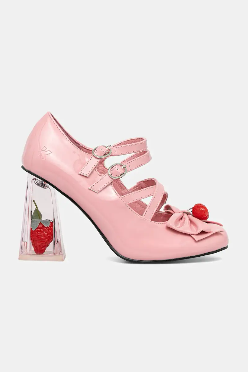 decolletè Strawberry Cheesecake Strappy Heels colore rosa Strawberry Cheesecake miniatura 2