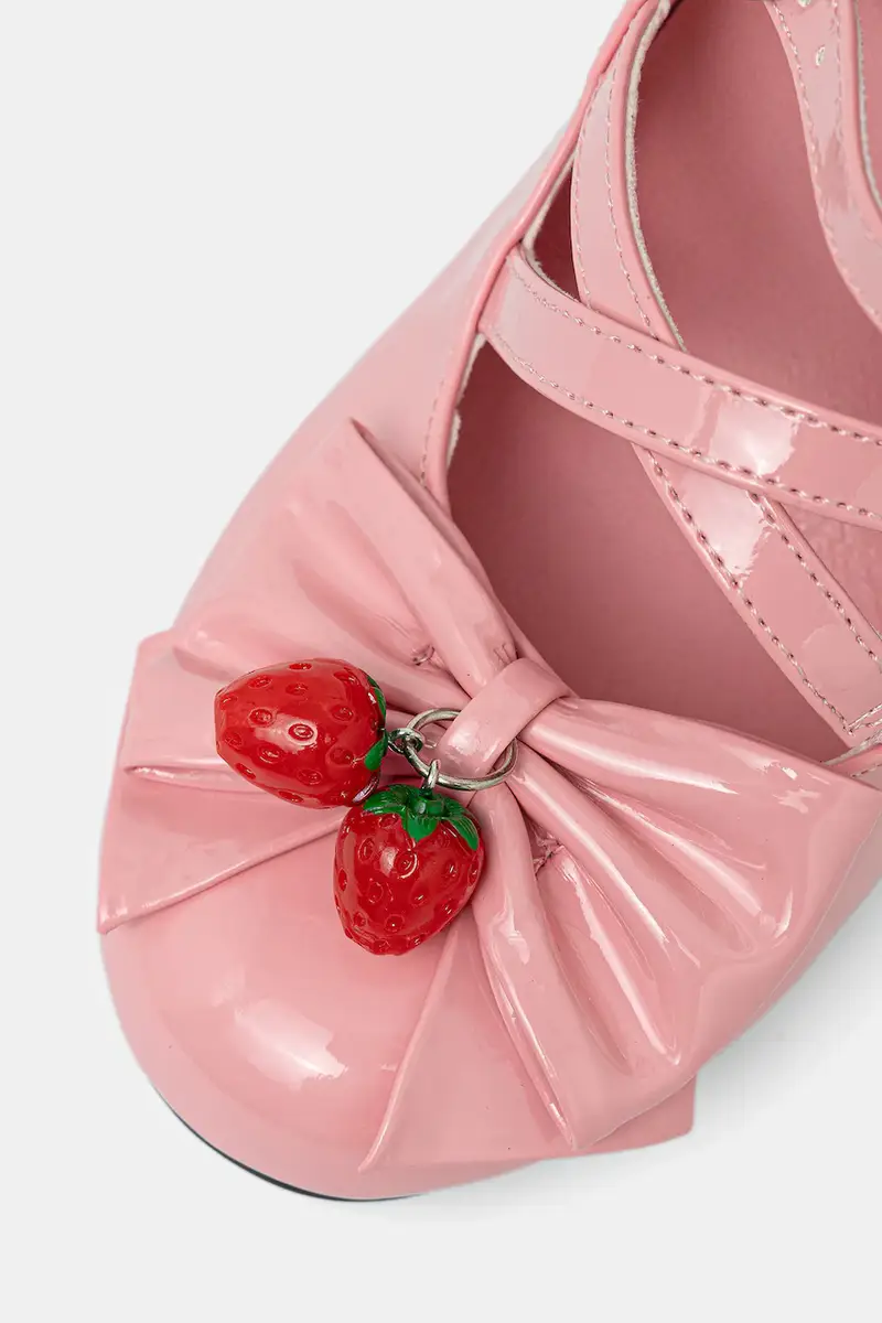 decolletè Strawberry Cheesecake Strappy Heels colore rosa Strawberry Cheesecake miniatura 4