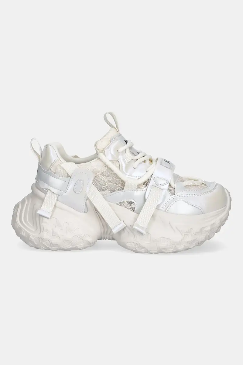 sneakers Frozen Shores Mega Chunky donna colore beige PL01 miniatura 2