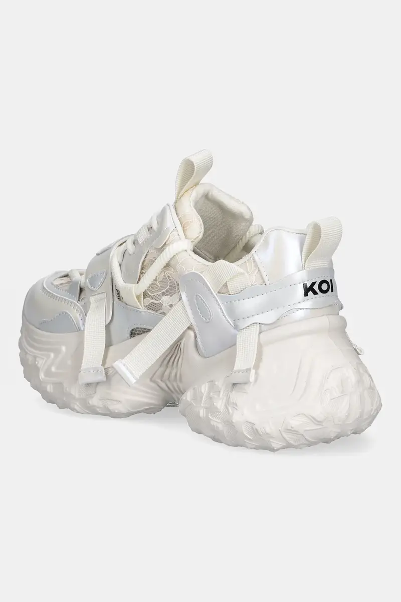 sneakers Frozen Shores Mega Chunky donna colore beige PL01 miniatura 3