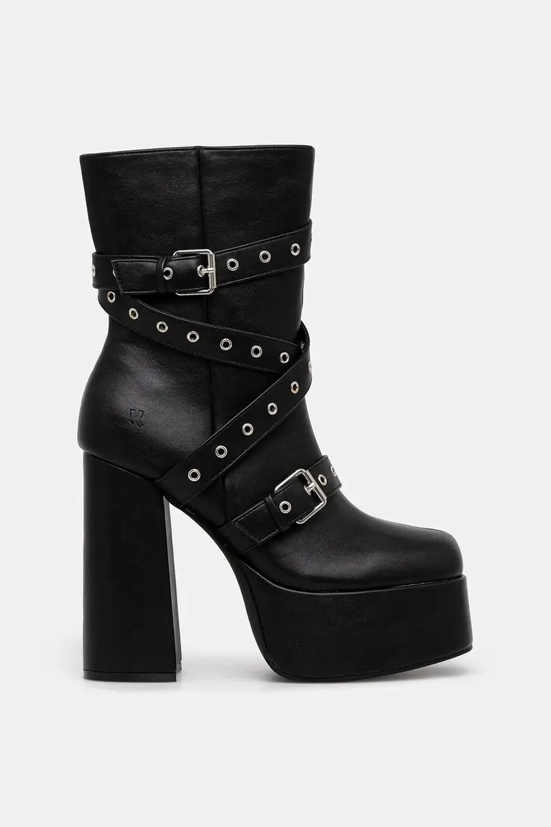 stivaletti alla caviglia Altmeri donna colore nero DBP94 miniatura 2