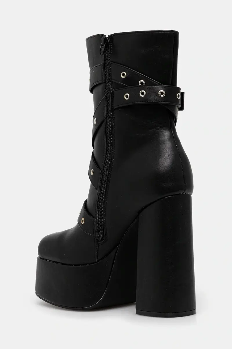 stivaletti alla caviglia Altmeri donna colore nero DBP94 miniatura 3