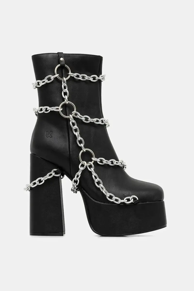 stivaletti alla caviglia donna colore nero Spectral Shackles of a Lamented Soul miniatura 2