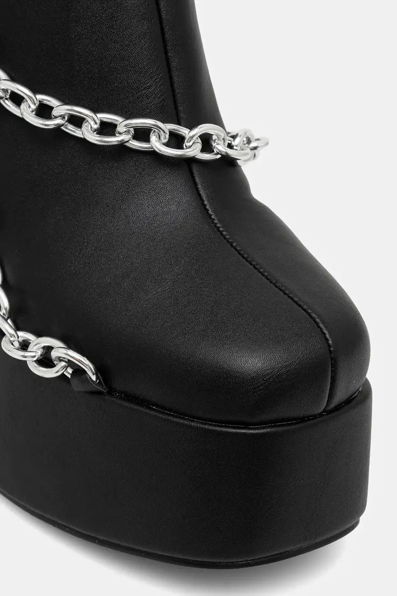 stivaletti alla caviglia donna colore nero Spectral Shackles of a Lamented Soul miniatura 4